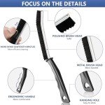 CANVINT Long Handle Crevice Cleaning Brush Set
