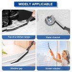 CANVINT Long Handle Crevice Cleaning Brush Set