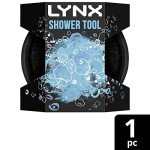 Lynx Dual-Sided Shower Tool with Scrubbing Sponge