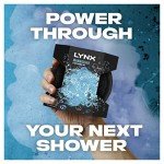 Lynx Dual-Sided Shower Tool with Scrubbing Sponge