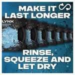 Lynx Dual-Sided Shower Tool with Scrubbing Sponge