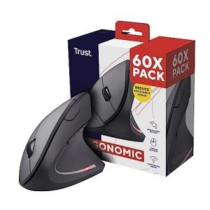 Trust Verto Wireless Ergonomic Vertical Mouse - 60 Pack