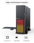 Compact Intel Core i7 Desktop PC with RGB Lights