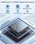 Compact Intel Core i7 Desktop PC with RGB Lights