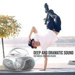 Roxel RCD-S70BT Portable CD Boombox with Remote