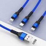 RAVIAD 3-in-1 Multi Charger Cable - 1.2M