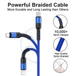 RAVIAD 3-in-1 Multi Charger Cable - 1.2M