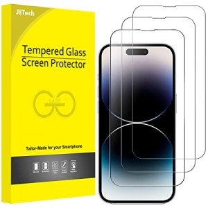 JETech iPhone 14 Pro Max Tempered Glass Screen Protectors