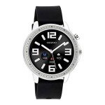 Oozoo Unisex 45mm Smartwatch with Silicone Strap