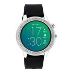 Oozoo Unisex 45mm Smartwatch with Silicone Strap
