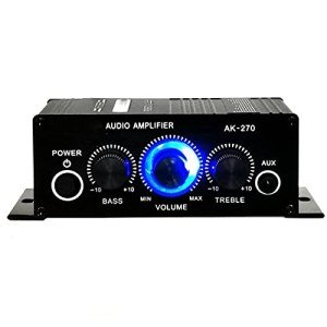 Portable HiFi Stereo Amplifier with Dual Channel Sound