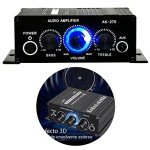 Portable HiFi Stereo Amplifier with Dual Channel Sound