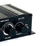Portable HiFi Stereo Amplifier with Dual Channel Sound