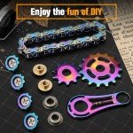 Cool Metal Fidget Chain Spinner Toy for Everyone