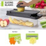 Versatile Vegetable Chopper and Slicer with Egg Cutter