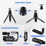 5K Dual Lens Vlogging Camcorder with Accessories