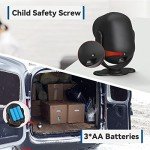 Wireless Motion Sensor Alarm with Siren - Black