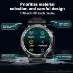 IOWODO Smartwatch with Fitness Tracker and Phone Function