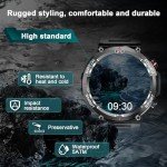 IOWODO Smartwatch with Fitness Tracker and Phone Function