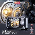 Hopefox 4.3'' HD Endoscope Camera with LED Lights