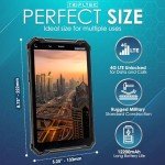 TRIPLTEK 8" PRO 4G Rugged Tablet, 256GB Storage