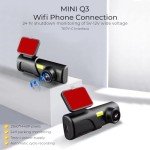 2K WiFi Dash Cam with Free 64GB SD Card