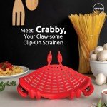 OTOTO Crab Clip-On Pasta Strainer - Cute Gadget
