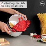 OTOTO Crab Clip-On Pasta Strainer - Cute Gadget