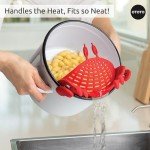 OTOTO Crab Clip-On Pasta Strainer - Cute Gadget