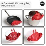 OTOTO Crab Clip-On Pasta Strainer - Cute Gadget