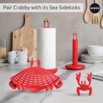OTOTO Crab Clip-On Pasta Strainer - Cute Gadget