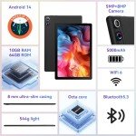 10-Inch Android Tablet with 10GB RAM and WiFi 6