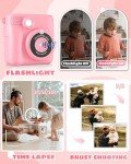 Kids’ Instant Camera with 32GB SD Card - Pink