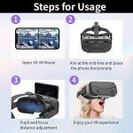 Universal VR Headset for iPhone & Android