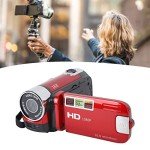 1080P Video Camcorder with 16X Zoom - Red