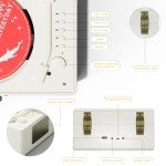 Yintiny Bluetooth Rechargeable Leather CD Player