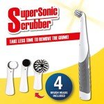 Electric Sonic Cleaning Brush with 4 Heads