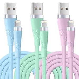 Yavud MFi Certified Lightning Charger Cable 3-Pack