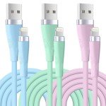 Yavud MFi Certified Lightning Charger Cable 3-Pack