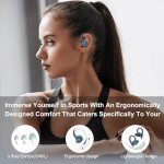 Bluetooth 5.3 Wireless Earbuds with Noise Cancelling