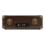 Portable Retro Vinyl Record Player with Speakers