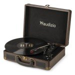 Portable Retro Vinyl Record Player with Speakers