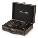 Portable Retro Vinyl Record Player with Speakers