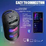 30W Portable Bluetooth Speaker with LED Lights