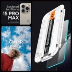 Spigen EZ Fit iPhone 15 Pro Max Screen Protectors