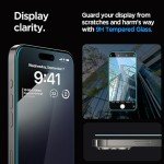 Spigen EZ Fit iPhone 15 Pro Max Screen Protectors