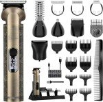 Hatteker 8-in-1 Cordless Beard Trimmer Kit