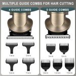 Hatteker 8-in-1 Cordless Beard Trimmer Kit