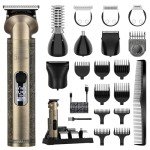 Hatteker 8-in-1 Cordless Beard Trimmer Kit