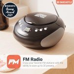 OAKCASTLE CD250: Portable Bluetooth CD Boombox